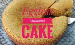 Read more about the article Eggless vanilla cake using condensed milk