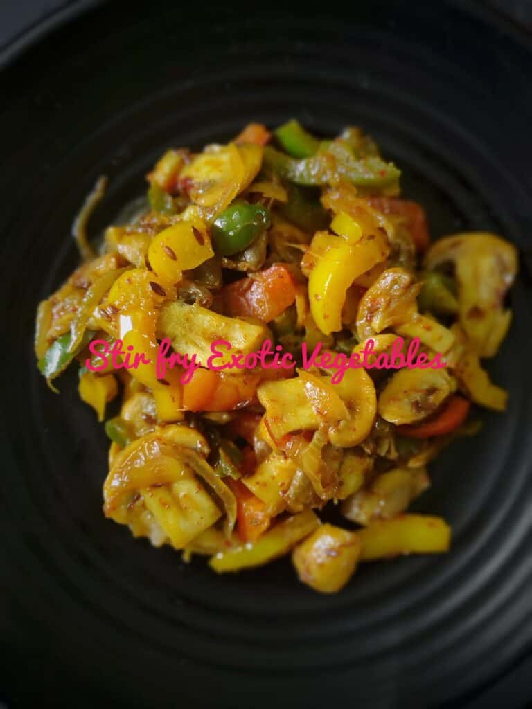 Stir Fry Exotic Vegetables