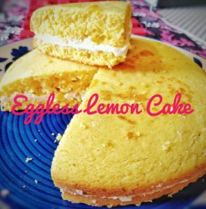 Eggless Lemon Cake