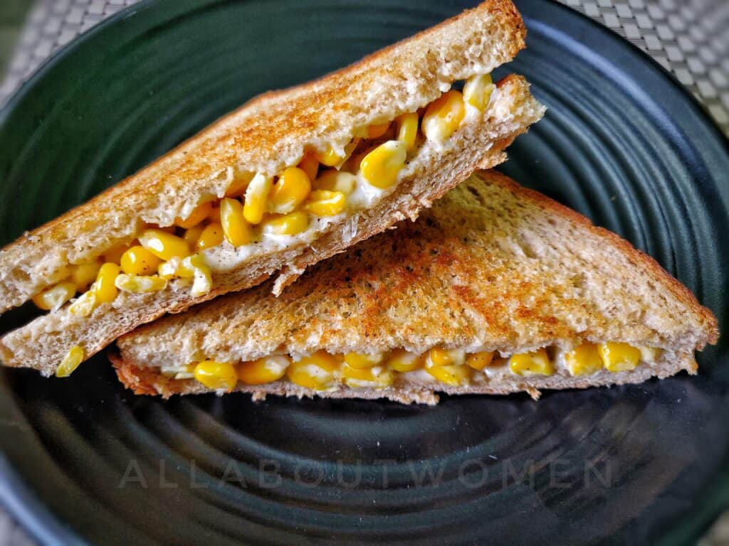 Cheese Corn Sandwich