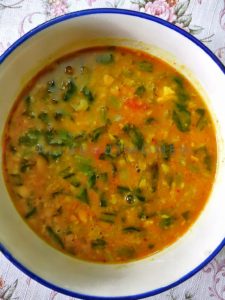 Read more about the article Dal palak/ Spinach curry Recipe