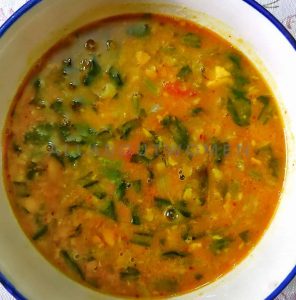 Dal palak/ Spinach curry Recipe