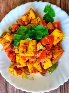 Read more about the article Quick Paneer ki Sabzi/ Cottage cheese side-dish