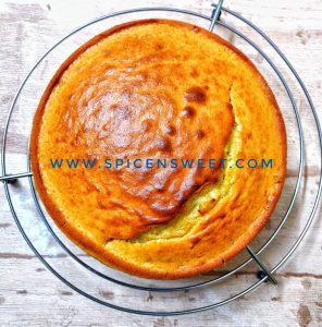 Eggless Orange cake