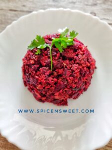 Read more about the article Beetroot sabzi recipe