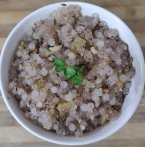 Sabudana khichdi or Sago pulao