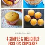 4 Delicious Eggless Cupcakes recipes