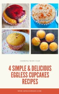 Read more about the article 4 Delicious Eggless Cupcakes recipes