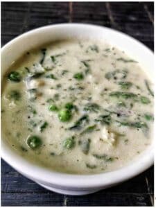 Read more about the article Methi Matar Malai/Fenugreek and green peas curry